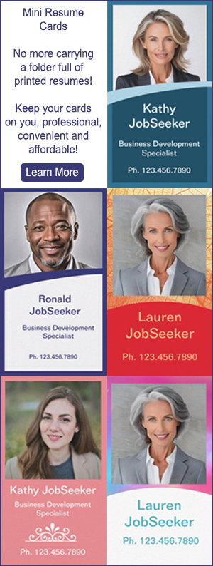 Mini Resume Cards | Networking Cards